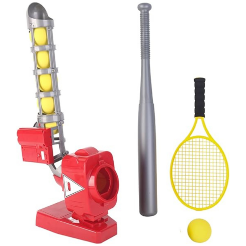 Mu Bear & Co 2 in 1 Baseball and Tennis Pitching Machine