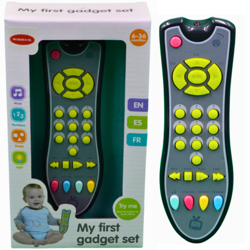 Mu Bear & Co Remote TV Toy with Lights and Sounds