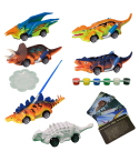 Mu Bear & Co- 6 Painting Dino Cars