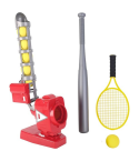 Mu Bear & Co 2 in 1 Baseball and Tennis Pitching Machine